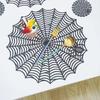 Efficient PVC Spiders Web Table Mats Halloween Theme Dining Accessories Specters Theme Dinner Party Decoration Items