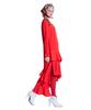 Greedius Red Ruffle Dress