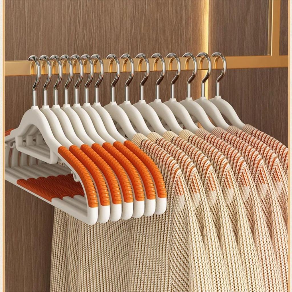 Organizer 10PCS Clothes Hanging Household Hangers Non-slip Dormitory Bedroom Special Storage Clothes Hanging No Trace