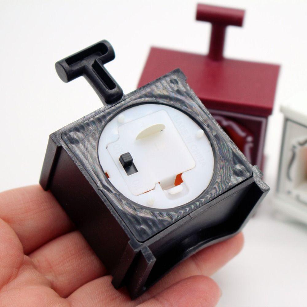 Зимний мини-камин с подсветкой своими руками, аксессуары для кукольного домика 1/12