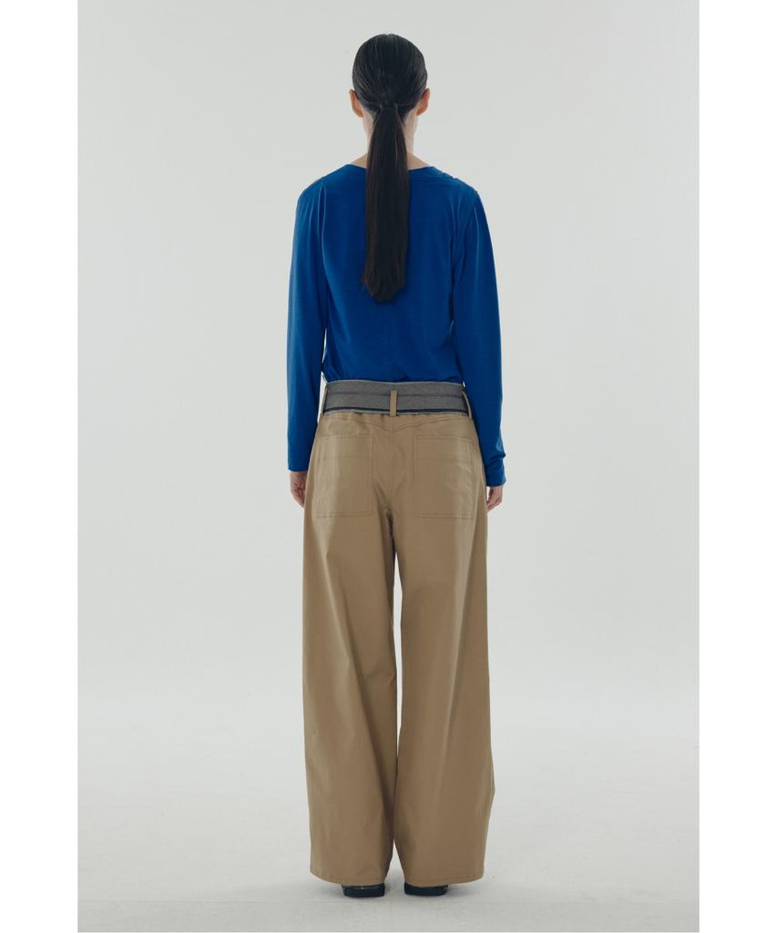 RECODE Waist Band Big Pocket Pants