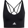 Casual Fitness Letter Logo Print Sports Bra Women Underwear Black GL3726