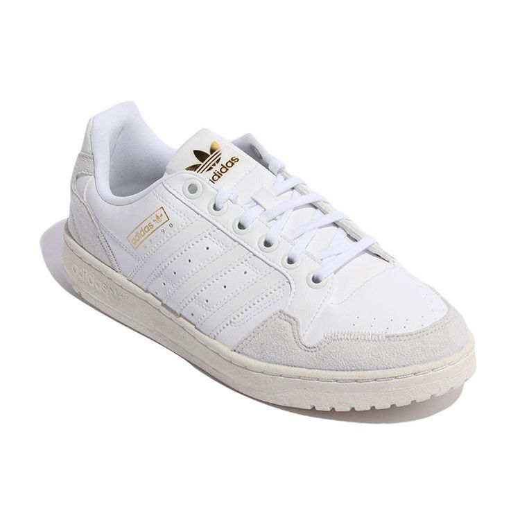 adidas Обувь NY 90 Stripes Белые кроссовки унисекс Core-White Cream-White GV9297