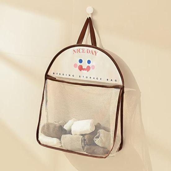 Сетчатый мешок для хранения большой вместимости, органайзер для гардероба, дышащая подвесная сетка для хранения нижнего белья, носков, полотенец, для спальни, общежития, путешествий