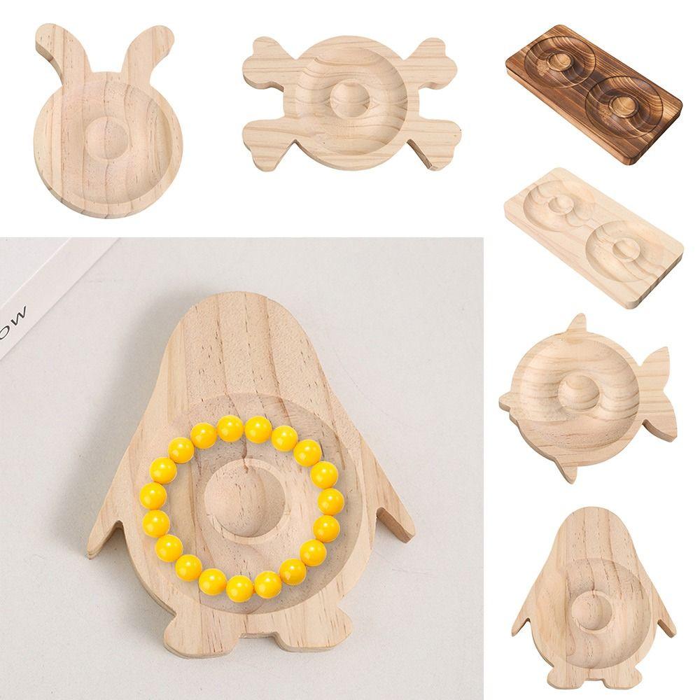 DIY Board Handstring Bracelet Display Stand Cartoon Shaped Necklace Beading Plate  Home