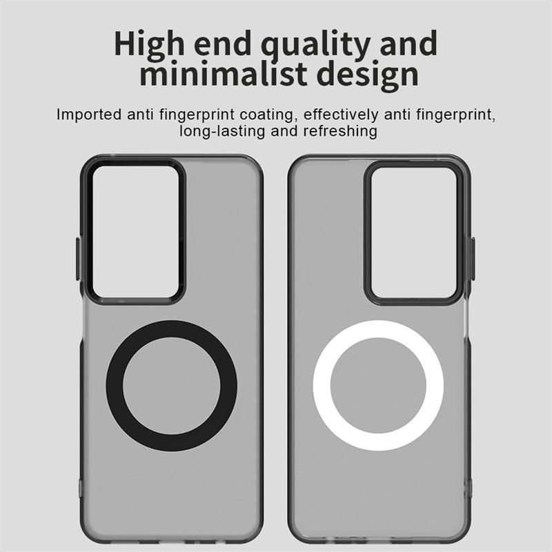 Прозрачный чехол с магнитной адсорбцией и беспроводной зарядкой для Realme C71 Прозрачный чехол для телефона Realme C71 Чехол для Realme C71 6,67 дюйма