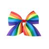 5 шт. детские заколки для волос градиентного цвета в радужную полоску с бантом Декор заколки для волос для девочек аксессуары для волос обратно в школу Рождественский подарок
