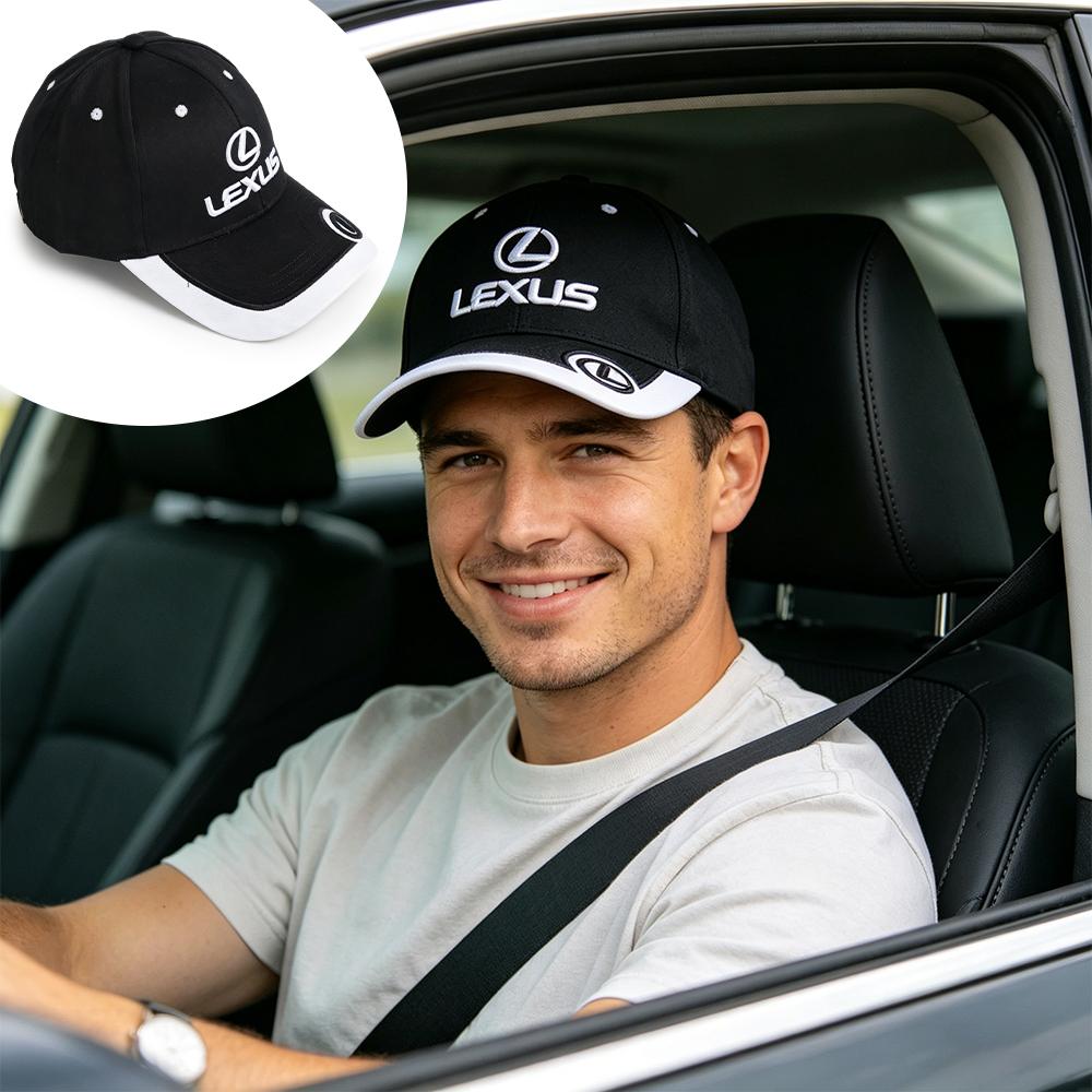 Car Emblem Snapback Baseball Cap Adjustable Unisex Summer Casual Hat Sunscreen Hat For Lexus CT200h NX300h RX330 EX300h F SportBL1