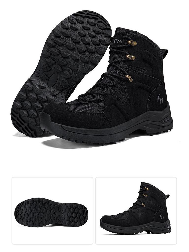 2026 Men's Plus Size Waterproof High-top Non-slip Tactical Hiking Boots
