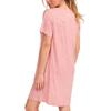 JJBFH0211 Женская ночная рубашка с короткими рукавами
