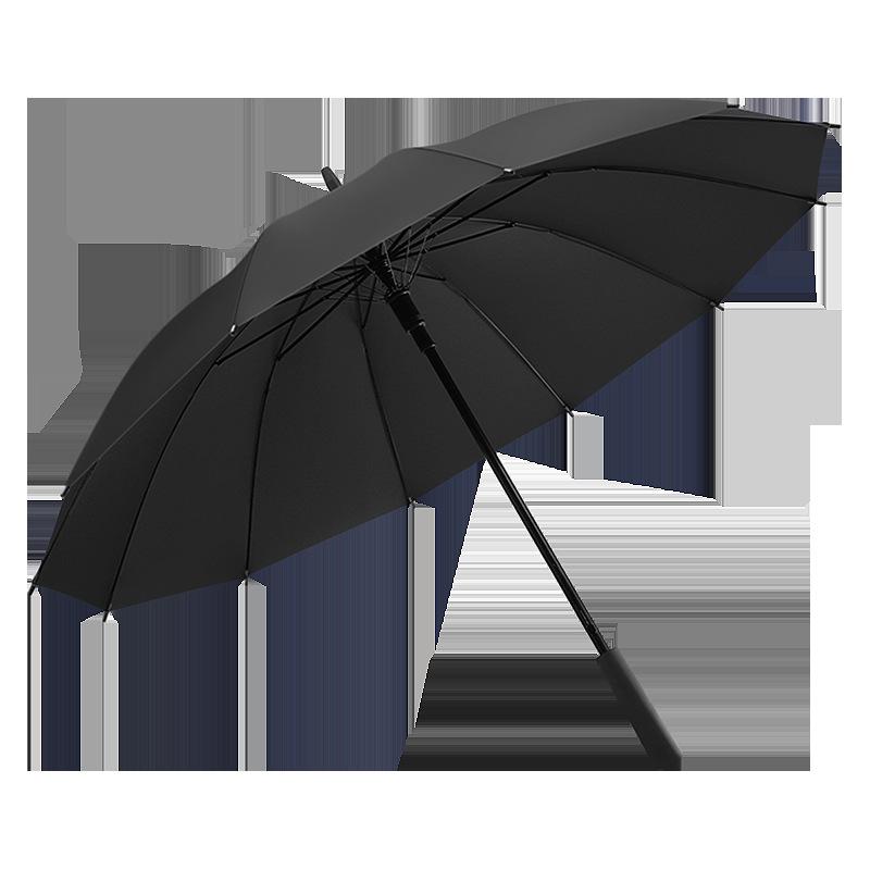 New 12K Straight Rod Umbrella Automatic High-density Bumping Cloth Wind-resistant Skeleton Simple and Exquisite