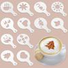 16pcs Funny Mold Latte Decorating Cappuccino Foam Tool Coffee Art Stencils