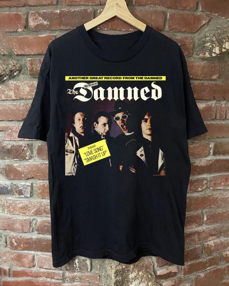 The Damned Band Love Song Smash It Up Short Sleeve Unisex T-Shirt All Size PP891