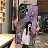 Чехол для телефона для iphone 17 Pro Max 17 Pro Air 16 15 14 13 Pro Max 15 16 Pro 15Plus Аниме Девушка Арт