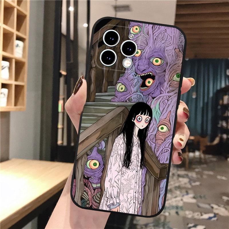 Чехол для телефона для iphone 17 Pro Max 17 Pro Air 16 15 14 13 Pro Max 15 16 Pro 15Plus Аниме Девушка Арт