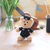 Cute Camouflage Special Police Bear Doll Pendant Plush Toy Stewardess Bear Bag Hanging Keychain Doll