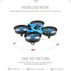 Genuin H36 Mini Drone with Light Remote Control Ship 3 Modes 2.4G Quadcopter 360° Flips and Rolls Helicopter UAV Rc Full-coverage Protective Ring