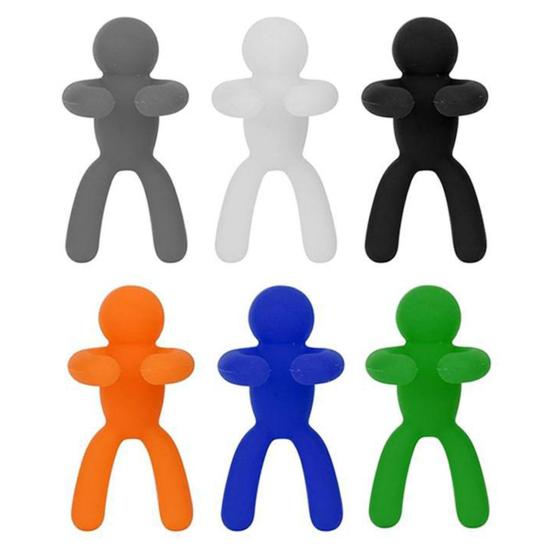 12 шт. маркер для коктейлей милый многоразовый съемный забавный силиконовый креативный скалолазный человечек стиль маркер для бокалов вина брелок бирка ресторанные принадлежности