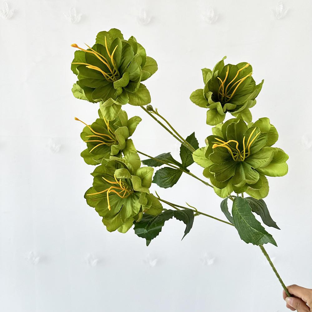 Artificial Flower Snow Lotus Wedding Hotel Restaurant Desktop Decoration Props