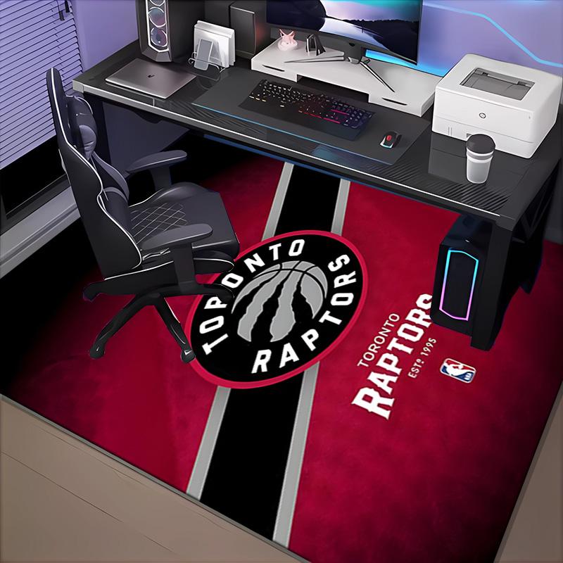 Raptors basketball Logo Rug Office Carpet Non-Slip Mat, Chair Rug Floor Covering for Gaming, Bedroom, Living Room , Home Decor Christmas Gift