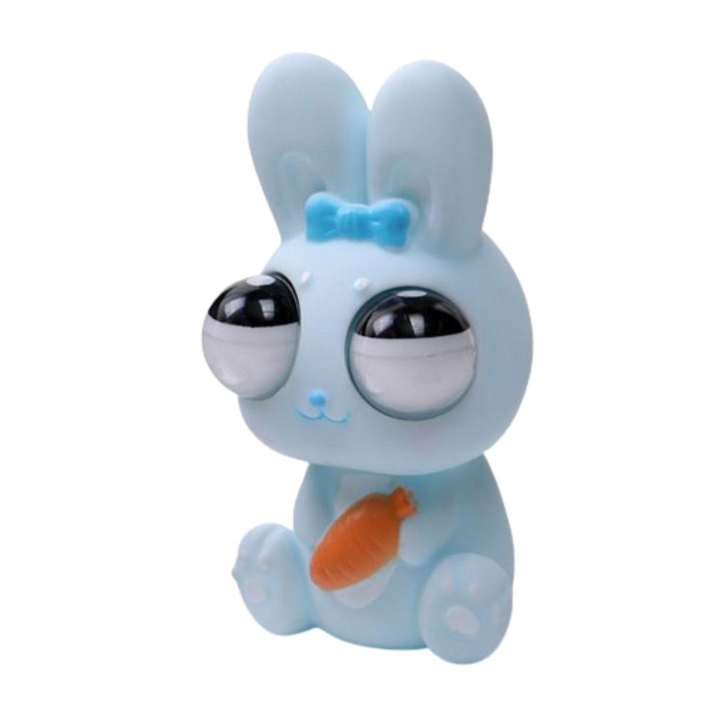 Simulation Rabbit Eyeball Burst Rabbit Cartoon Animal Squeeze Stretching Ball  Kids Holiday Gift