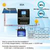 60A/80A/100A MPPT 12V/24V/36V/48V Battery Intelligent Regulator for Lead-acid/Lithium Solar Charge Controller Solar Panel