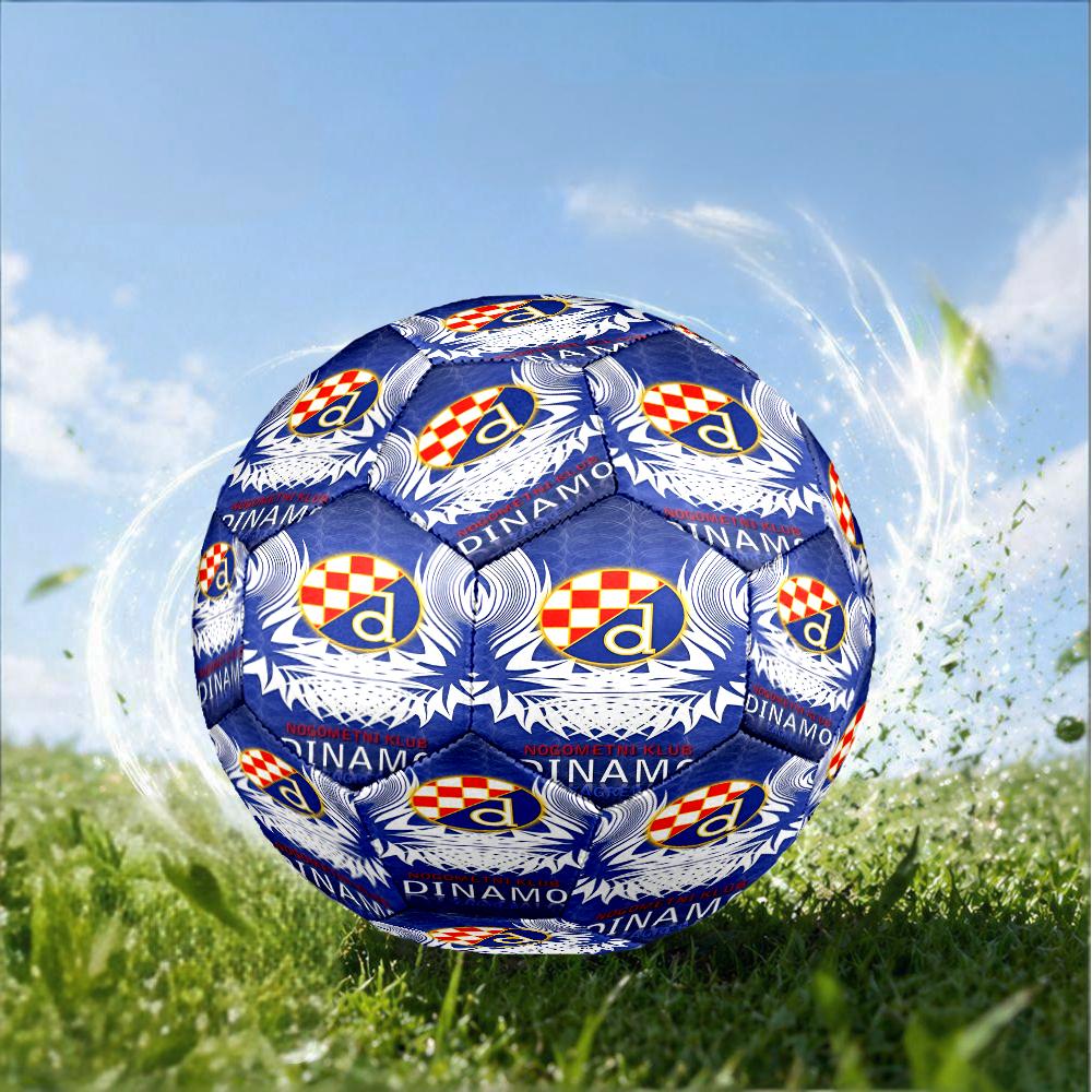 Croatian Football Crest Design Size 5 Soccer Ball,Indoor/Outdoor Suitable for Training Matches Tournaments Practice Games Perfect Gift for Fan