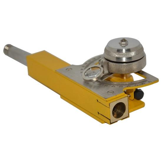 Полностью твердый латунный инструмент для измерения уровня Abney, портативная конструкция уровня с медленной регулировкой, стандарт от 0 до 90 градусов