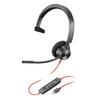 Poly Wired Headset Blackwire 3210 Noise Canceling with Microphone Lightweight Year Manufacturer Windows Mac Chrome Web Conference Earphones Microphone