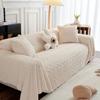 Winter Plush Sofa Cover Cloth Full Cover Blanket Sofa Towel Solid Color Sofa Cover High Sense