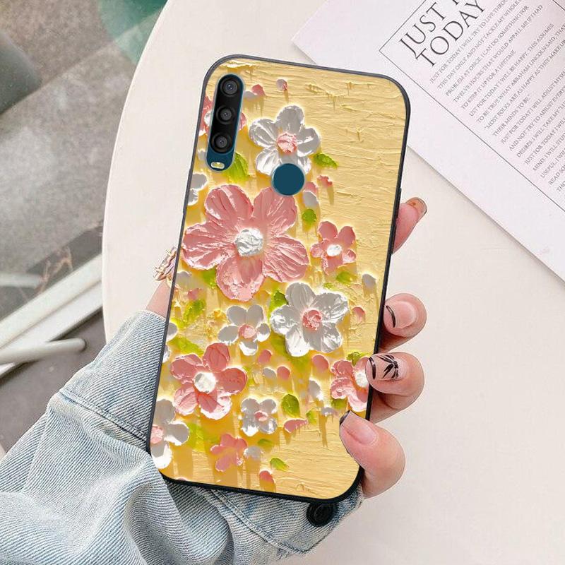Чехол для Alcatel 1SE 2020 Мягкий силиконовый задний чехол Чехол-обложка для 1 SE 2020 Для Alcatel 1SE 5030D 5030F Ударопрочный задний чехол для телефона