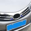2014 2015 Автомобильные аксессуары Решетка бампера Логотип автомобиля Рамка Накладка ABS Передняя сетка автомобиля Хром для Toyota Corolla Хромированный стиль