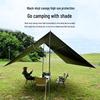 ZISIZ Rainproof Square Camping Tarp