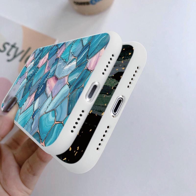 Мраморный бабочка мягкий силиконовый чехол для Xiaomi Redmi Note 13 Pro 13C 14T 15 Samsung A55 A35 M34 M35 S24 FE S25 Huawei Honor 200 iPhone противоударный чехол