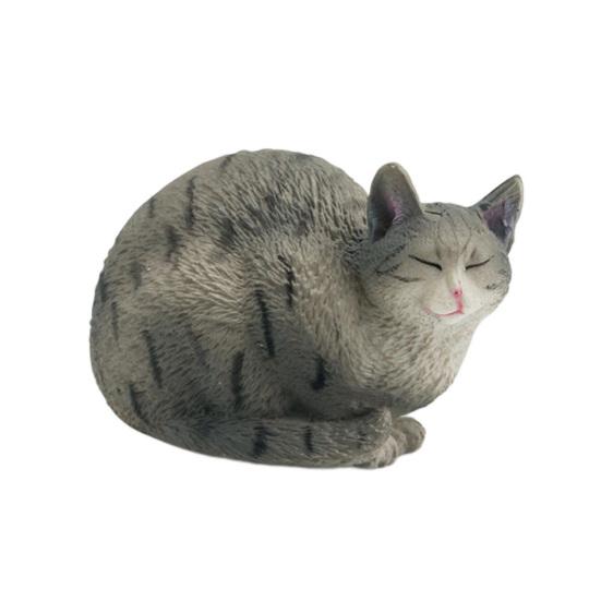 Simulation Cat Realistic Miniature PVC Solid Kitten Model Figurine Cute Animal Figure Model Desktop Ornament Car Home