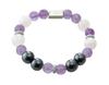 Colantotte Official Limited Edition Magnetic Accessory Loop EN Rose Quartz X Amethyst, Size M