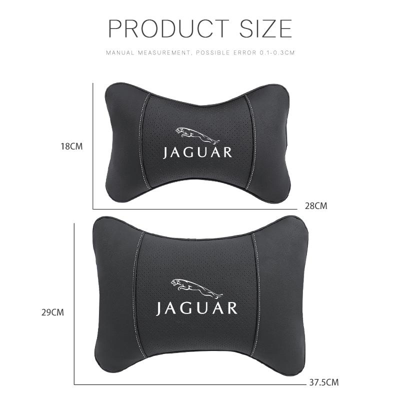 Car Seat Headrest Neck Pillow Auto Interior Accessories For Jaguar XE XF XJ F-Type F-Pace XKR XEL XFL S F XK XJL XJ6 NN71