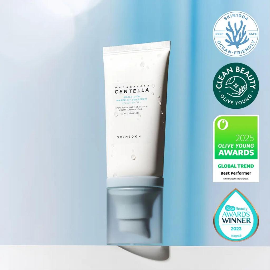 Skin1004 Мадагаскарская центелла Hyalu-Cica Water-Fit солнцезащитная сыворотка SPF50+ PA++++ 50 мл