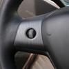 Для Tesla Model 3 Model3 2016 - 2025 Model Y 2019 - 2025 Накладка на панель рулевого колеса Декоративная наклейка Аксессуары для интерьера