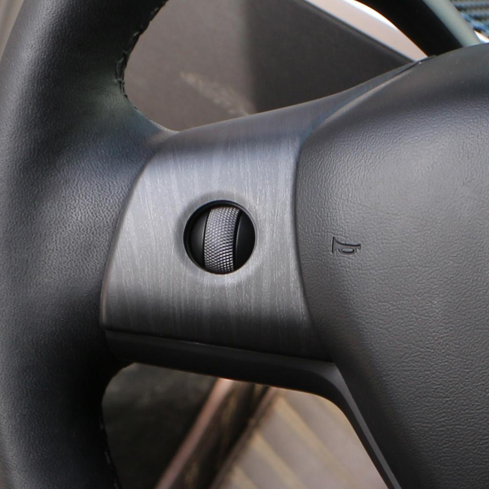 Для Tesla Model 3 Model3 2016 - 2025 Model Y 2019 - 2025 Накладка на панель рулевого колеса Декоративная наклейка Аксессуары для интерьера