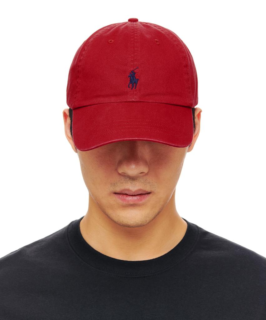 Кепка-бейсболка POLO RALPH LAUREN из хлопка чино - Красная