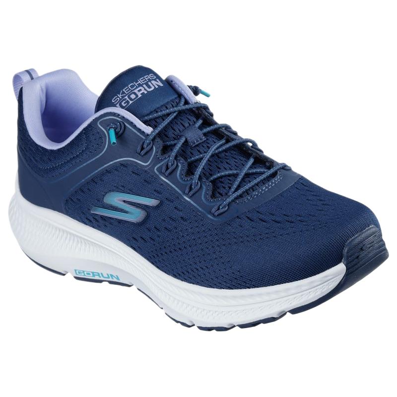 Skechers Go Run Consistent 2.0 Удобные Простые Модные Универсальные Низкие Беговые Кроссовки Женские Кроссовки Темно-Синий 128638-NVLV