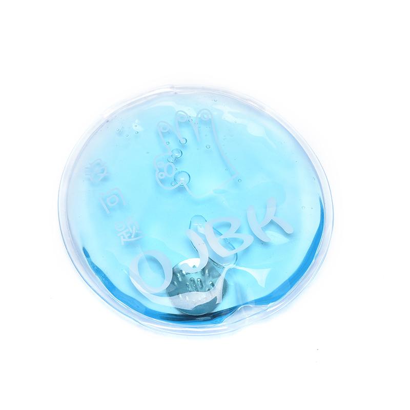 1 шт., зимняя многоразовая гелевая грелка для рук, милое слово с принтом, мгновенный нагревательный пакет, теплее