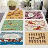 Мультяшные Животные Милые Собаки Узор Скатерть Подставка под Тарелку Кухонное Украшение Настольный Коврик Коврик Защита от Нагрева