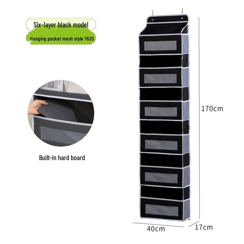 Настенная складная подвесная сумка для хранения с окошком - Большая вместимость для игрушек и мелочей