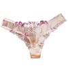 Peony Lace Ladies' Seamless Underpant Low Waist Thong Sexy Lingerie For Women Women's Underwear Transparent Panties