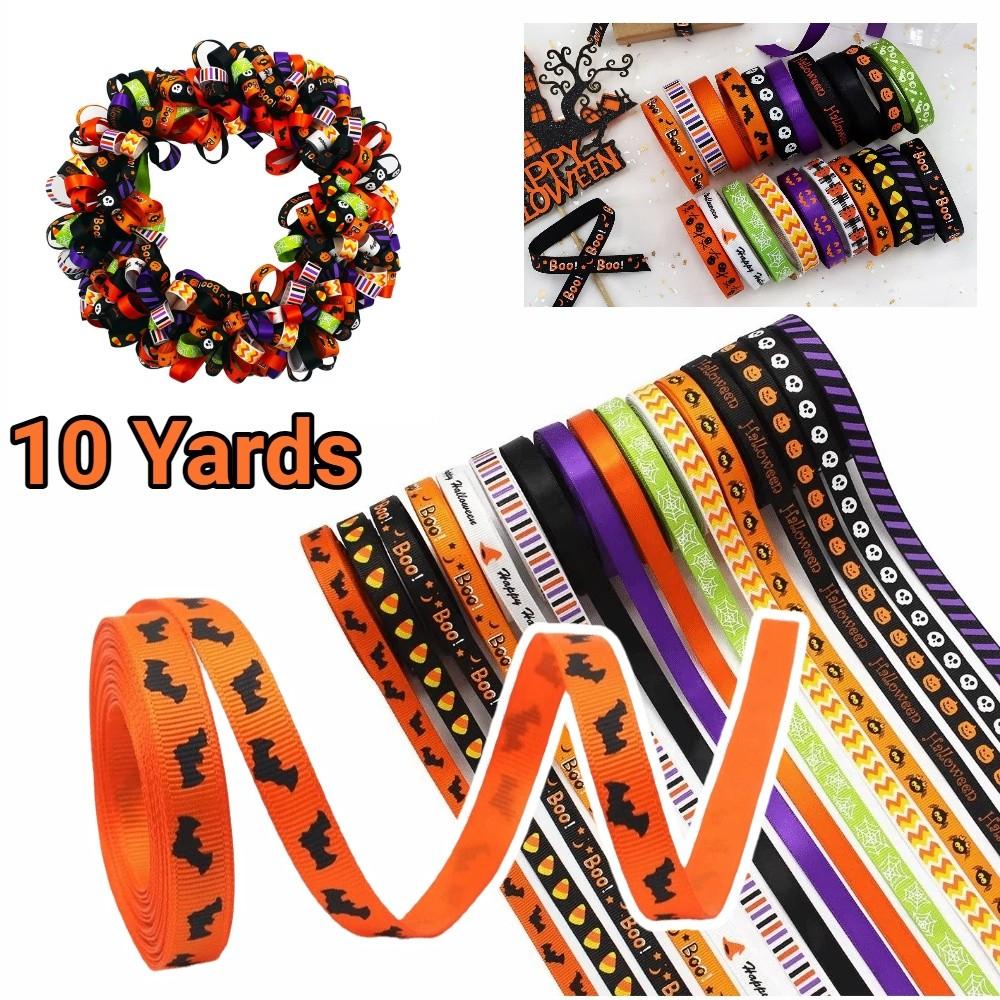 Cartoon Halloween Gift Wrap Ribbon DIY Crafts Party Favor Ribbon Scrapbooking Supplies
