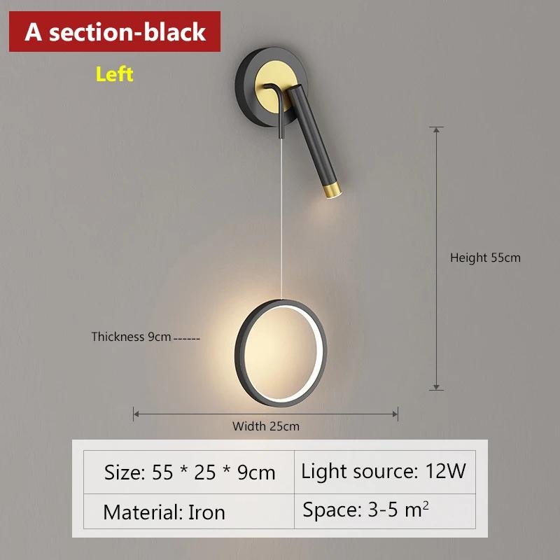 Современные светодиодные настенные светильники Nordic Double Heads Spotlights для спальни, прикроватной тумбочки, гостиной, кабинета, дома, декоративные настенные бра, люстра