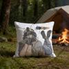 GGary RRoach SSanderson Polyester Printed Pillow Cover Square       cm Soft for Sofa Bed Car Home Decor