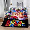 Digital Circus Blanket Comfortable Great for Bed Bedding Livingroom Four Seasons Universal Modern Style Gifts For Family Or Friends
